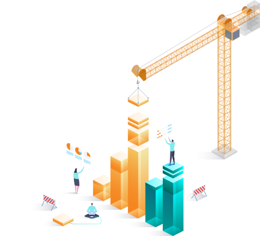 construction of data graph using a crane